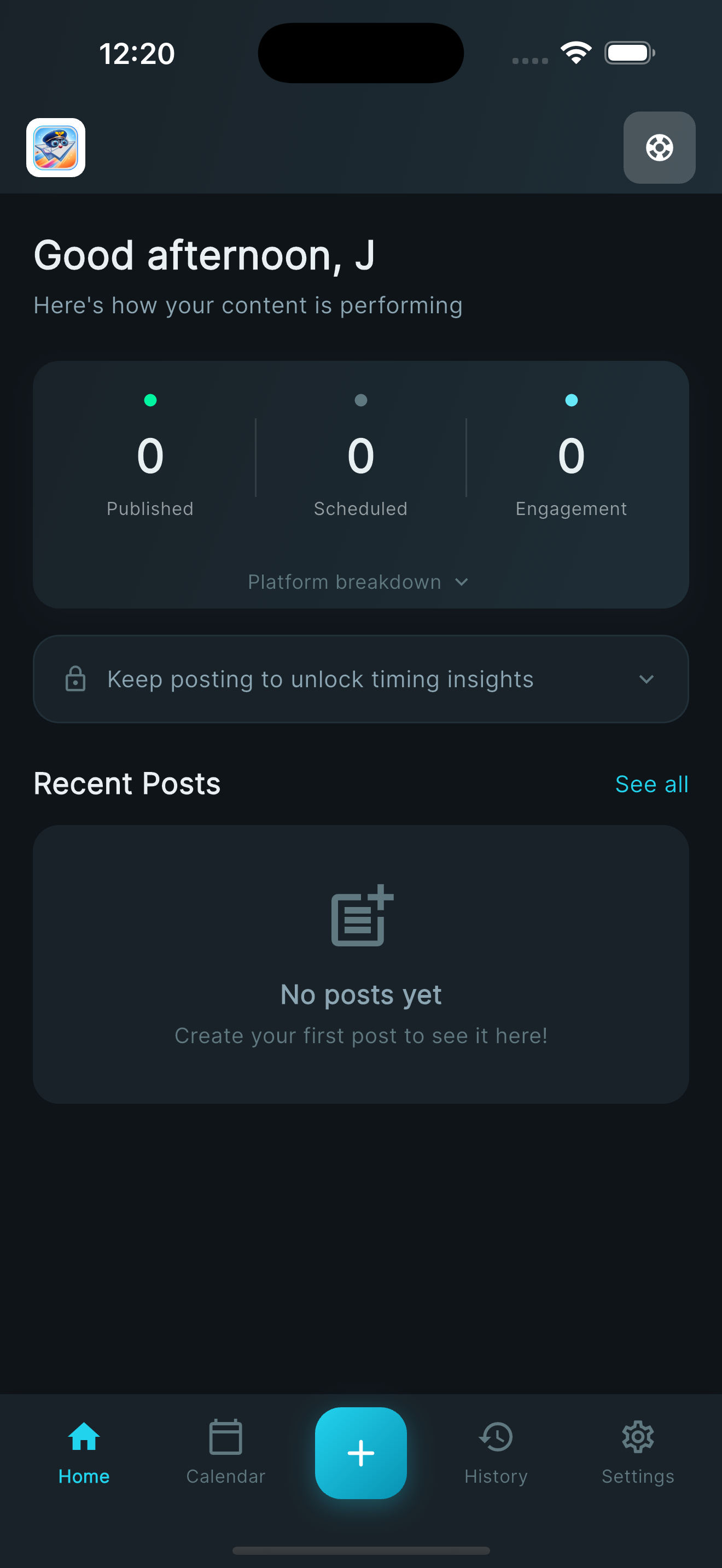 PostPilot — Screen 2