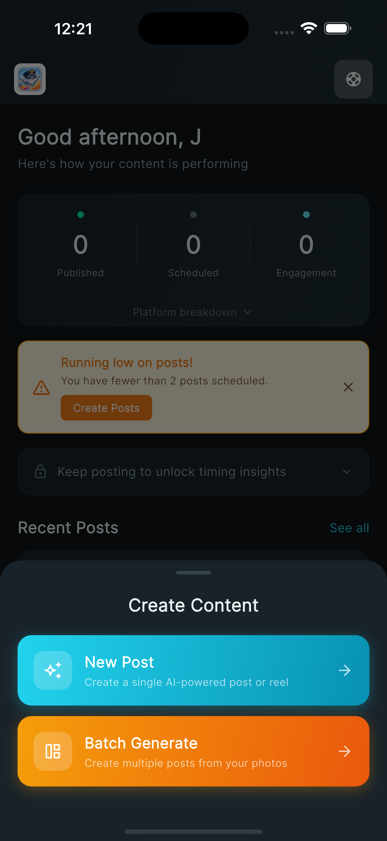 PostPilot — Screen 5